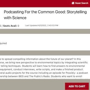 Podcasting for the common good